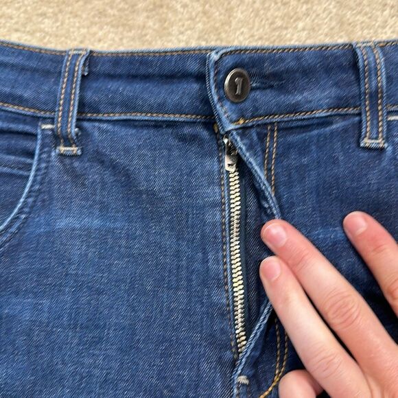 Pilcro Superscript High Rise Blue Denim Jeans Women Size 31 - Picture 7 of 9